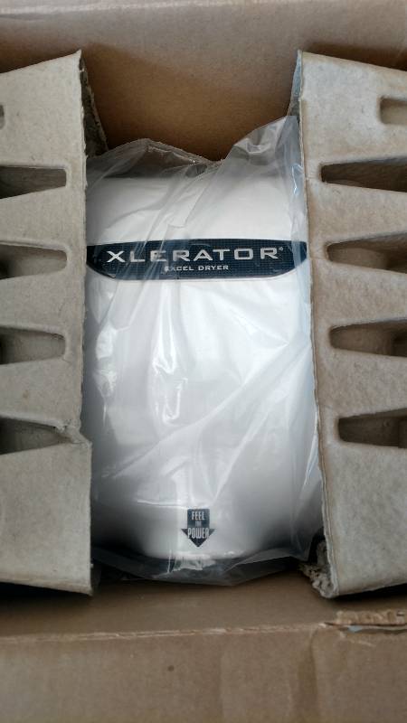 lot 2490 image: NEW XLERATOR Hand Dryer