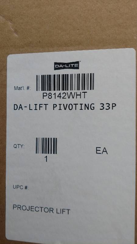 lot 2466 image: NEW Projector Pivot Mount