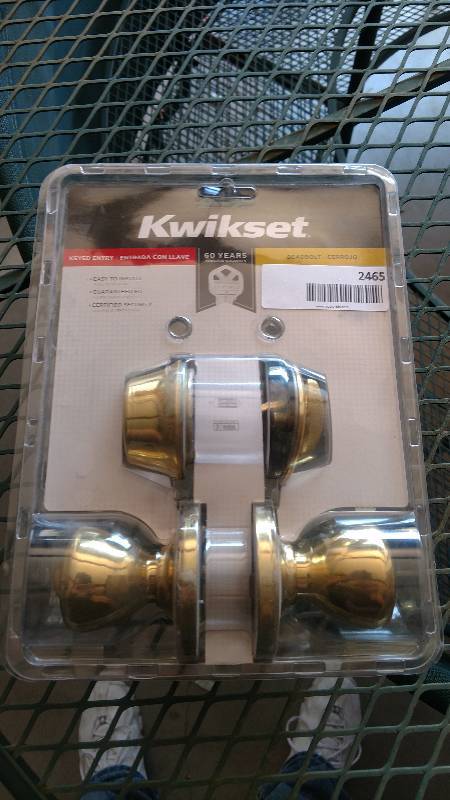 lot 2465 image: Kwik Set Door Knob