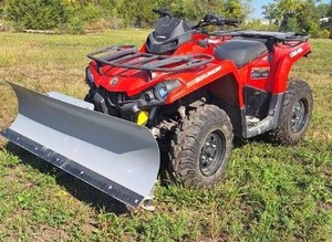 lot 83 image: 2022 CAN-AM Outlander 570 EFI With Snow Blade and Winch - 23 Hours