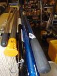 (6) ct. mixed lot extension pole, handles and mop