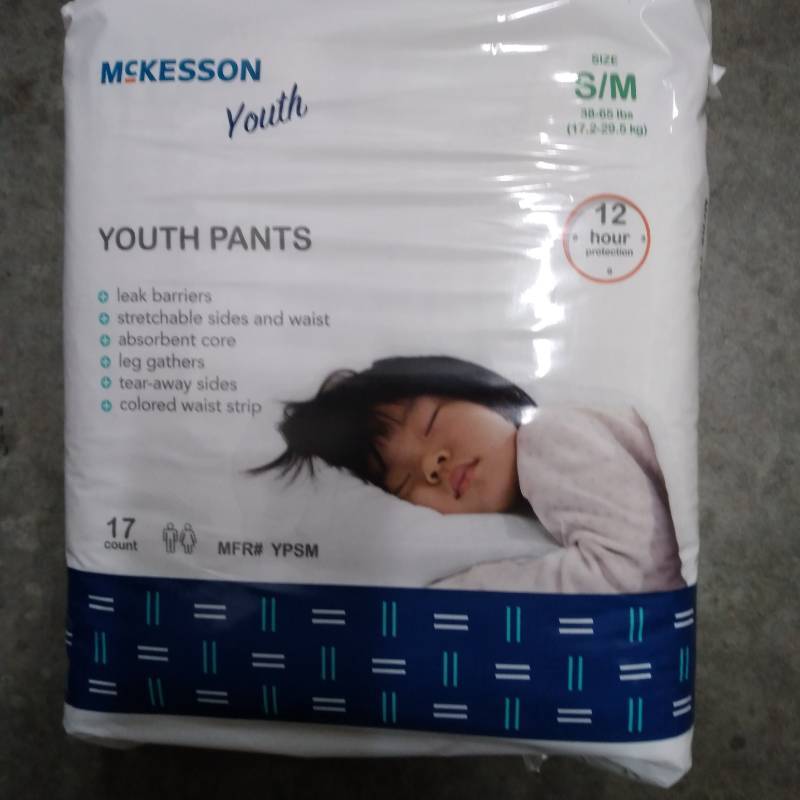 McKesson Youth Pants, Overnight Pediatric Pull Up Pants for Boys