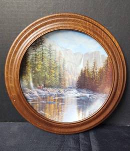 lot 145 image: Yosemite Falls by Harry Johnson in Frame