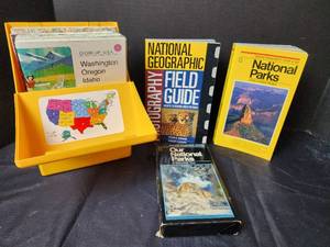 lot 174 image: National Geographic State Map Kit and National Parks