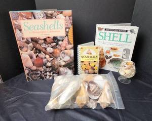 lot 201 image: Seashell Books and Seashells