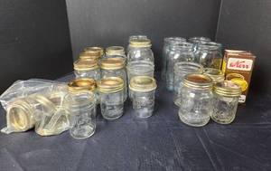 lot 241 image: Canning Jars and Lids