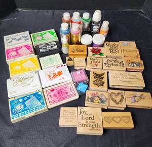 lot 251 image: Stamps, Ink Pads, and Ink Refills