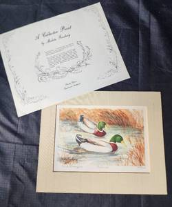 lot 299 image: 8x10 Signed and Numbered 4731000 Maleta Forsberg 1979 Mallards