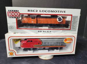 lot 318 image: (2) NIB HO Scale Train Engines