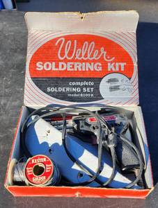 lot 364 image: Weller Soldering Kit Model 8100K and (2) Rolls of Solder