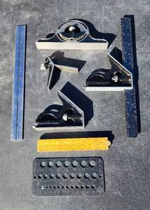 lot 371 image: Combination Square and Beveled Protractor