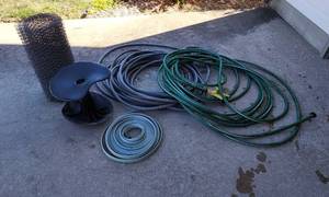 lot 402 image: Garden Hose and Chicken Wire