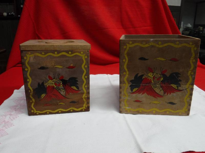 lot 1023 image: Wooden Boxes