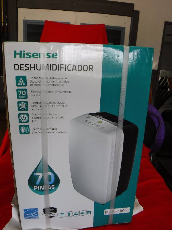 lot 1068 image: New Hisense Dehumidifier
