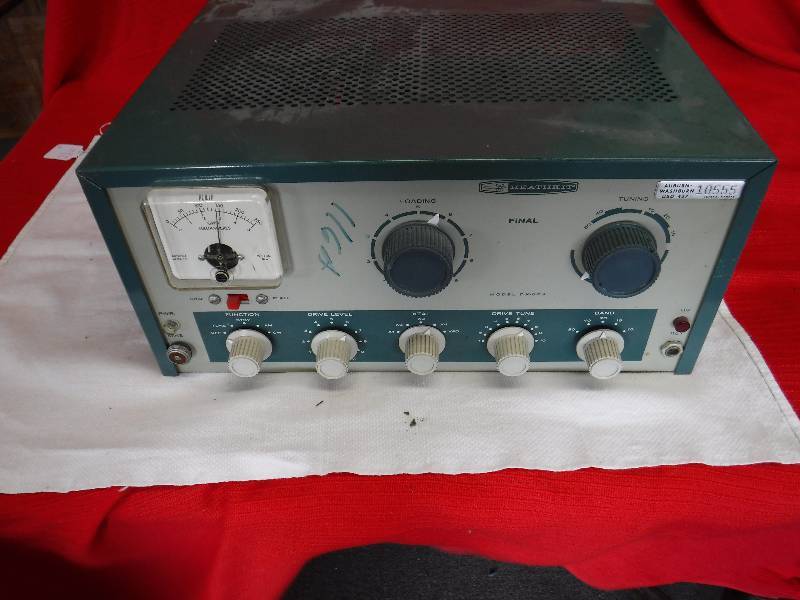 lot 1095 image: Heathkit dx-60a  am cw ham radio