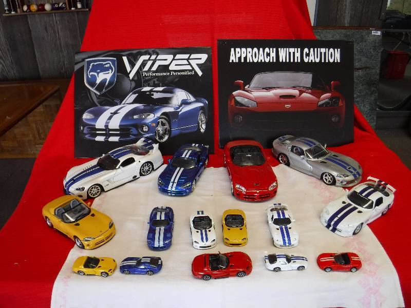 lot 1134 image: Dodge Viper Toy Collection