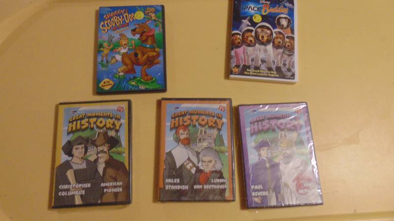 lot 519 image: DVDs - Scooby - Space Buddies - History