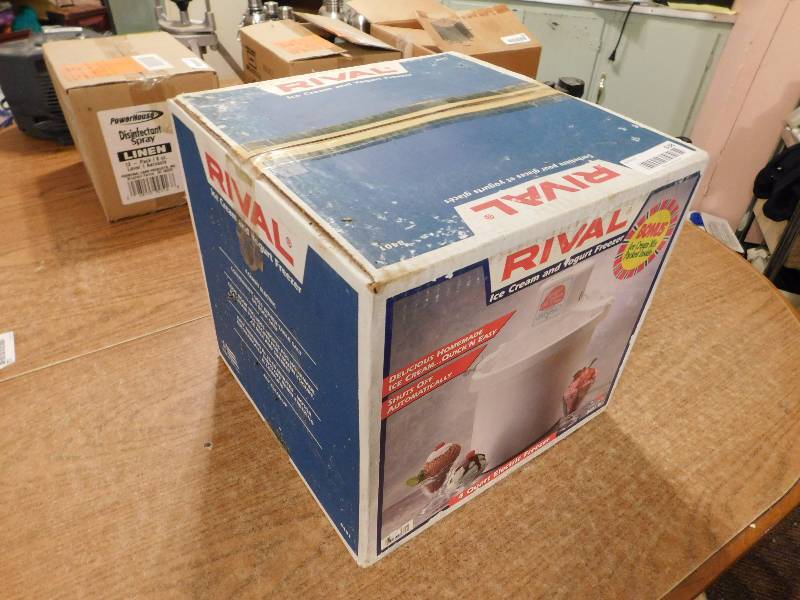 lot 638 image: Rival Ice cream maker still sealed in box
