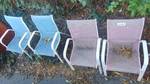 4 metal frame kids stack chairs