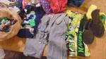 lot of kids clothes