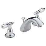 Delta 3530-LHP Classic Two-Handle Widespread Lavatory Faucet, Less Handles