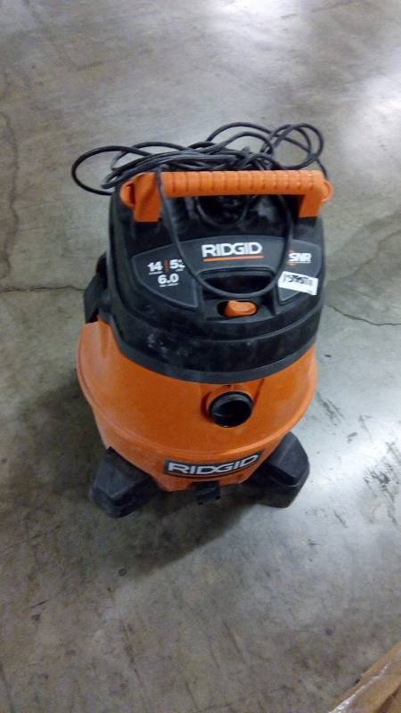 lot 1595 image: 14 Gallon 6 HP Pro WetDry Vacuum