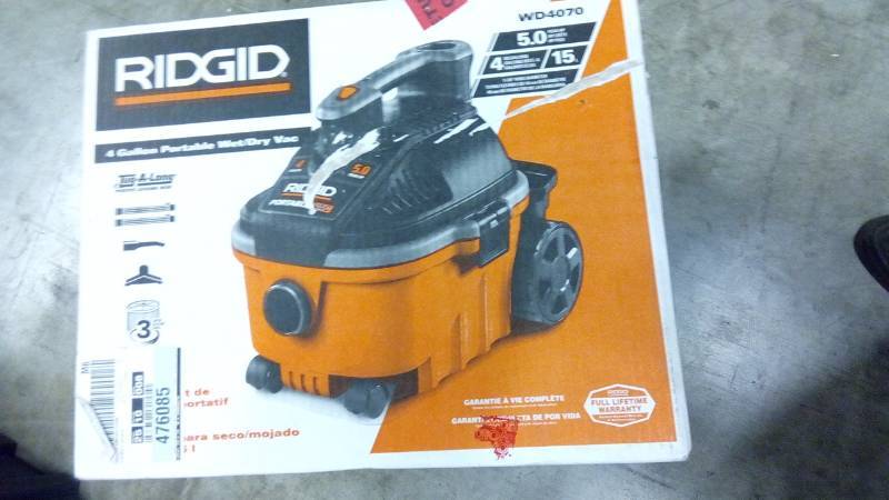 lot 1600 image: 4-gal. WetDry Vacuum
