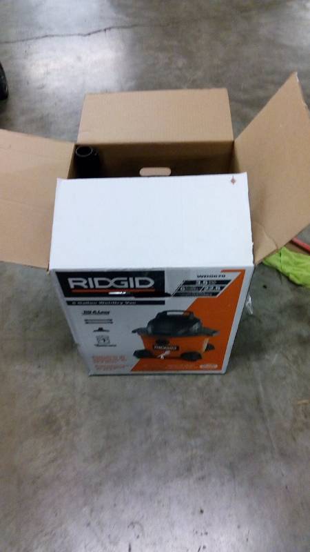 lot 1589 image: Ridgid Shop Wet Dry Vac