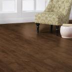 lot 1650 image: Home Decorators Collection Flooring Hand-Scraped Dark 12 mm Thick x 5.28 in. Wide x 47.52 in. Length Laminate Flooring