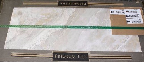 lot 1642 image: Aura Gris 12 in. x 24 in. Polished Porcelain Floor and Wall Tile
