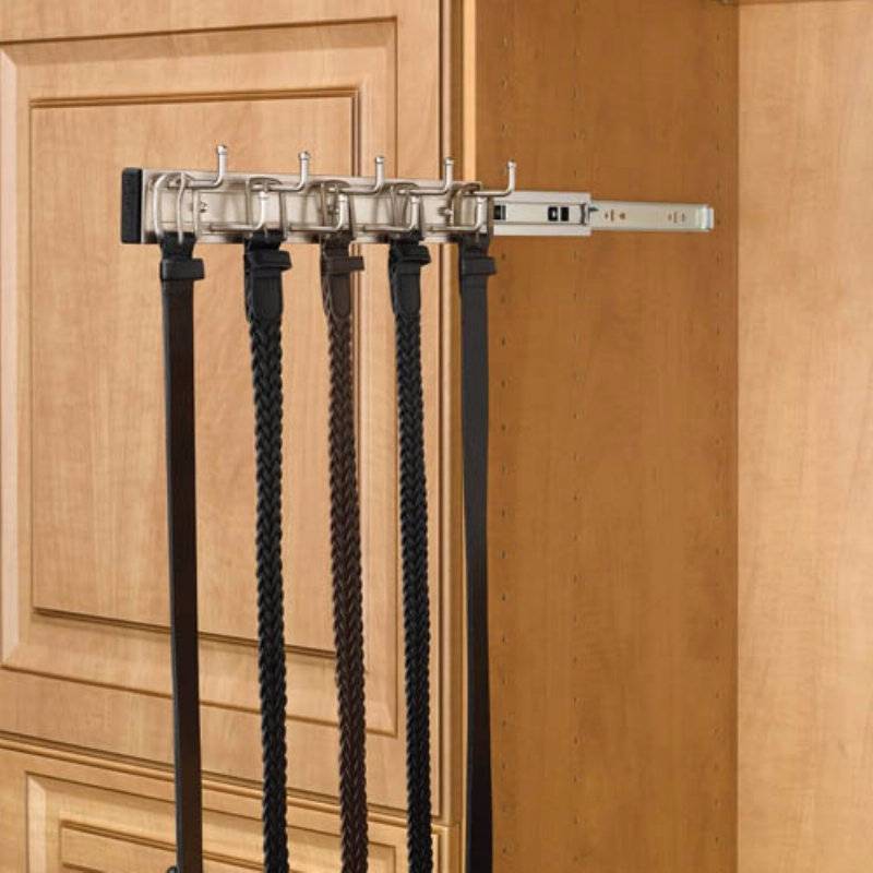 lot 1557 image: Rev-A-Shelf - BRC-14SN - 14 Pull-Out Belt Rack