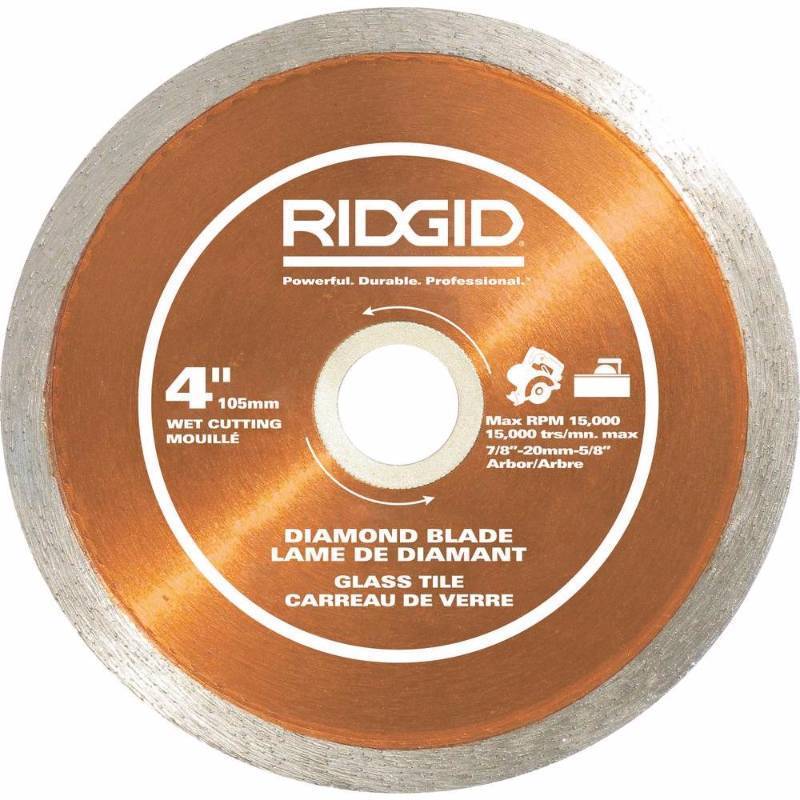 lot 1577 image: Ridgid 4 Diamond Blade ..For glass tile