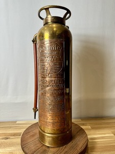 lot 19918 image: La France Corporation Brass Crusader Fire Extinguisher