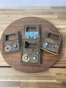 lot 19933 image: US Post Office Box Brass Locking Doors