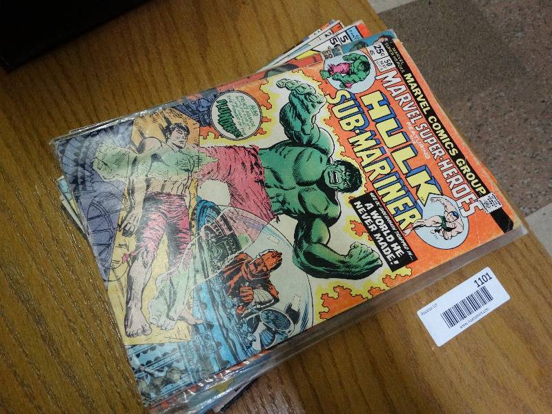 lot 1101 image: Lot of various Marvel comics.