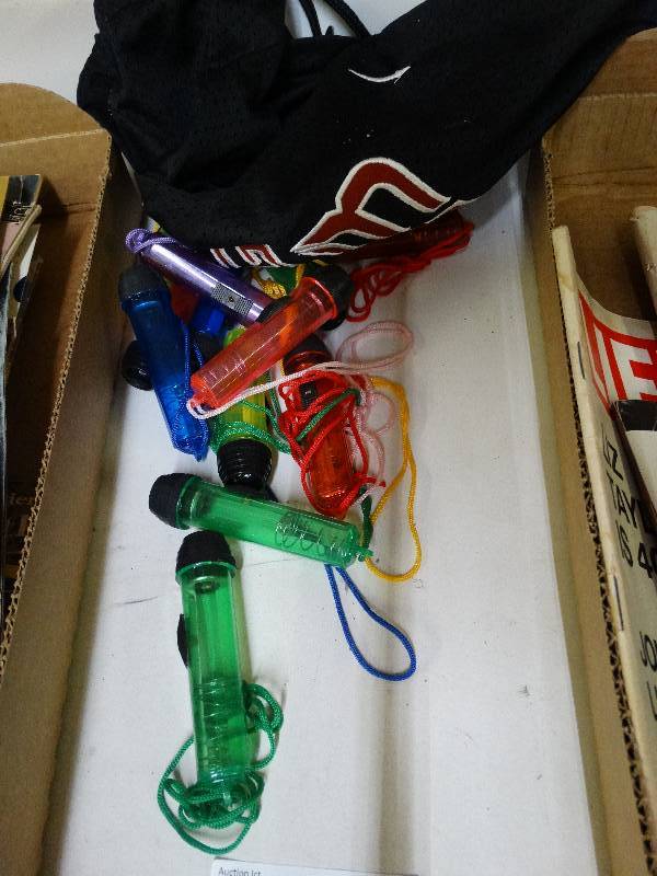 lot 1134 image: Lot of plastic kids flashlights.