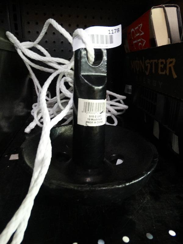 lot 1178 image: 10 lb mushroom anchor