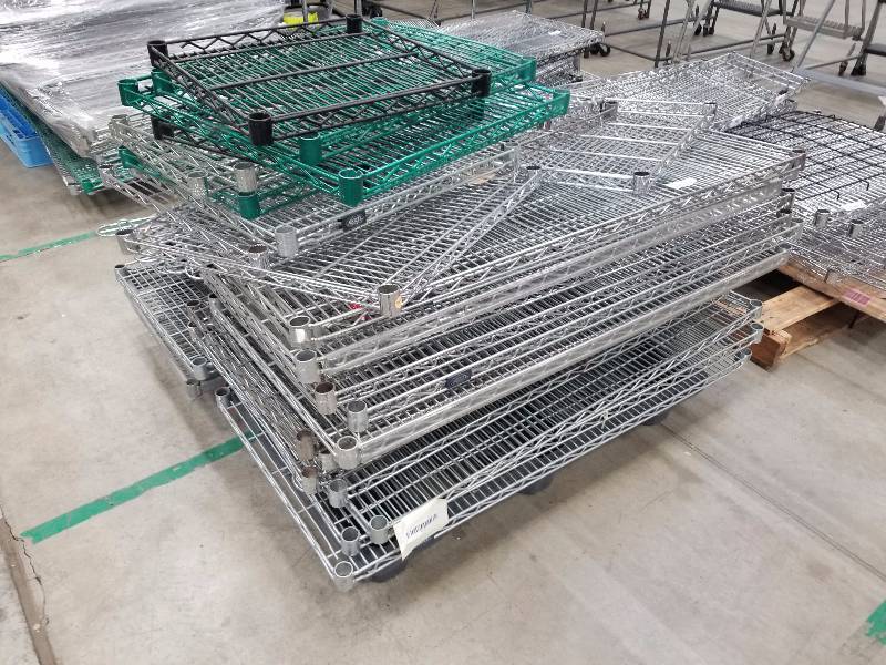 lot 1622 image: Huge Lot of rack shelves