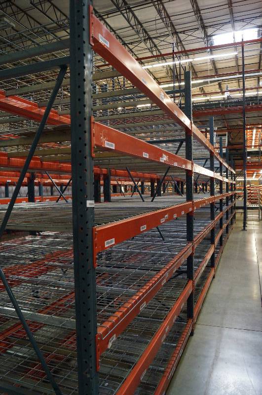 lot 1020 image: Speed Rack Pallet Racks 10 Tall 8 Wide 44 Deep - 6 openings