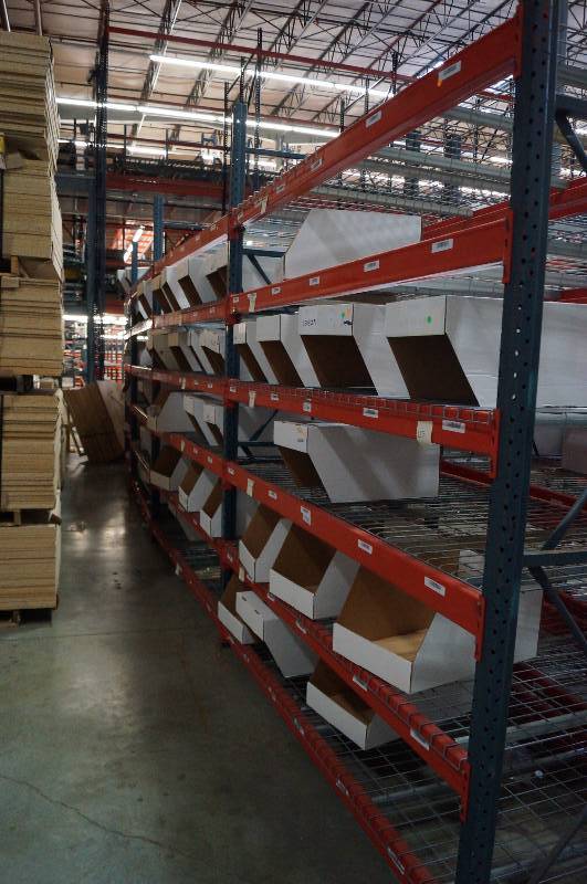 lot 1025 image: Speed Rack Pallet Racks 10 Tall 8 Wide 44 Deep - 4 openings