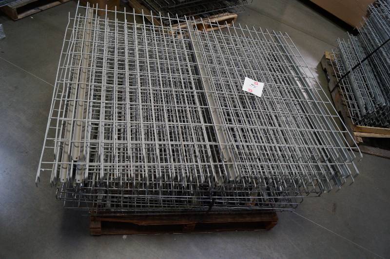 lot 1052 image: Extra Wire decking for Pallet Racks