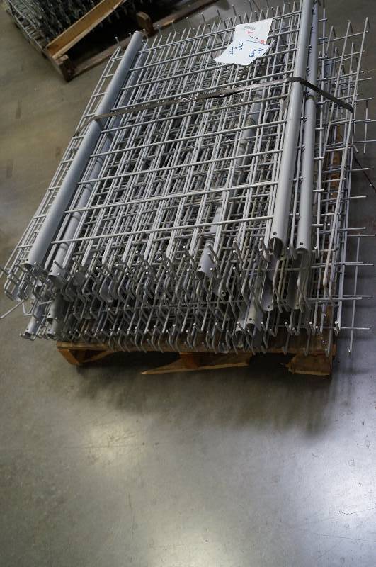 lot 1054 image: Extra Wire decking for Pallet Racks