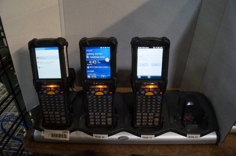 lot 1058 image: 4 Motorola Model MC92N0 Inventory Scan Guns