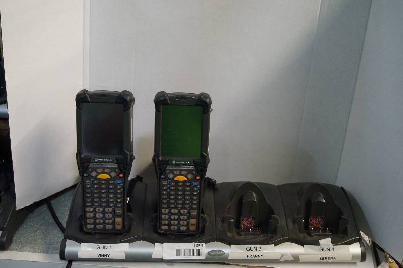 lot 1059 image: 2 Motorola Model MC92N0 Inventory Scan Guns