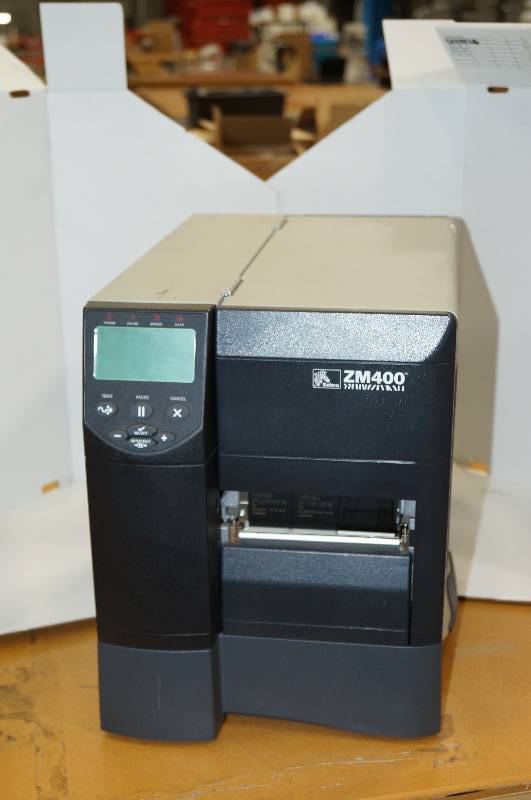 lot 1196 image: Zebra ZM 400 Label Printer