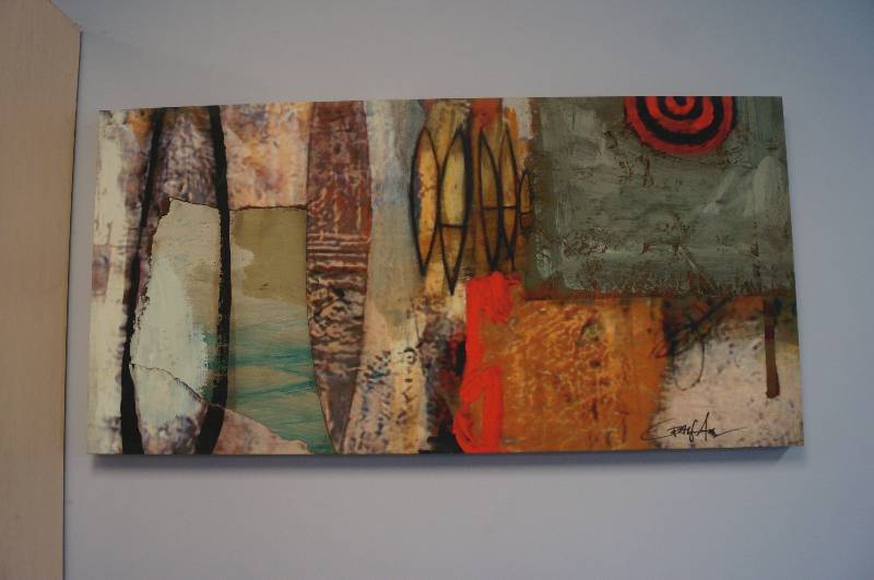 lot 2055 image: Wall Art on canvas