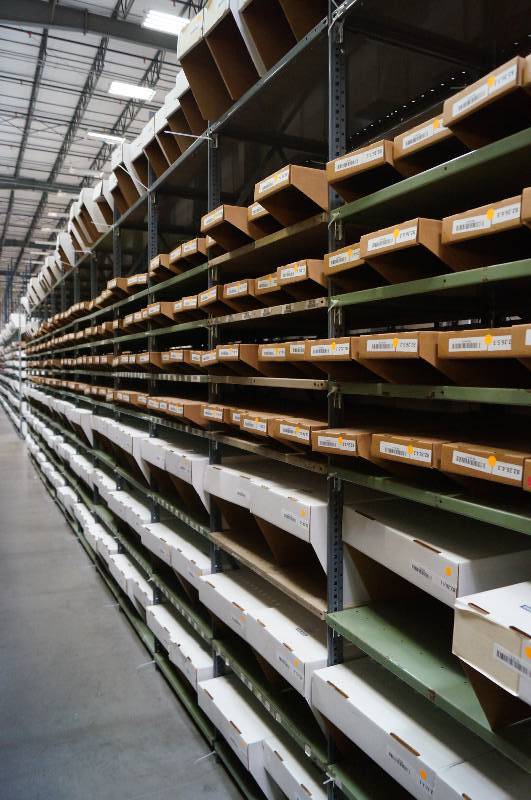 lot 2062 image: All Metal Shelving - Great for Garage or Warehouse