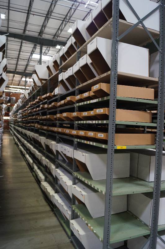 lot 2086 image: All Metal Shelving - Great for Garage or Warehouse