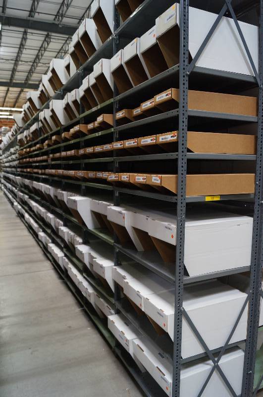 lot 2090 image: All Metal Shelving - Great for Garage or Warehouse