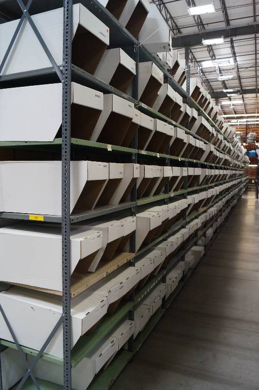lot 2091 image: All Metal Shelving - Great for Garage or Warehouse